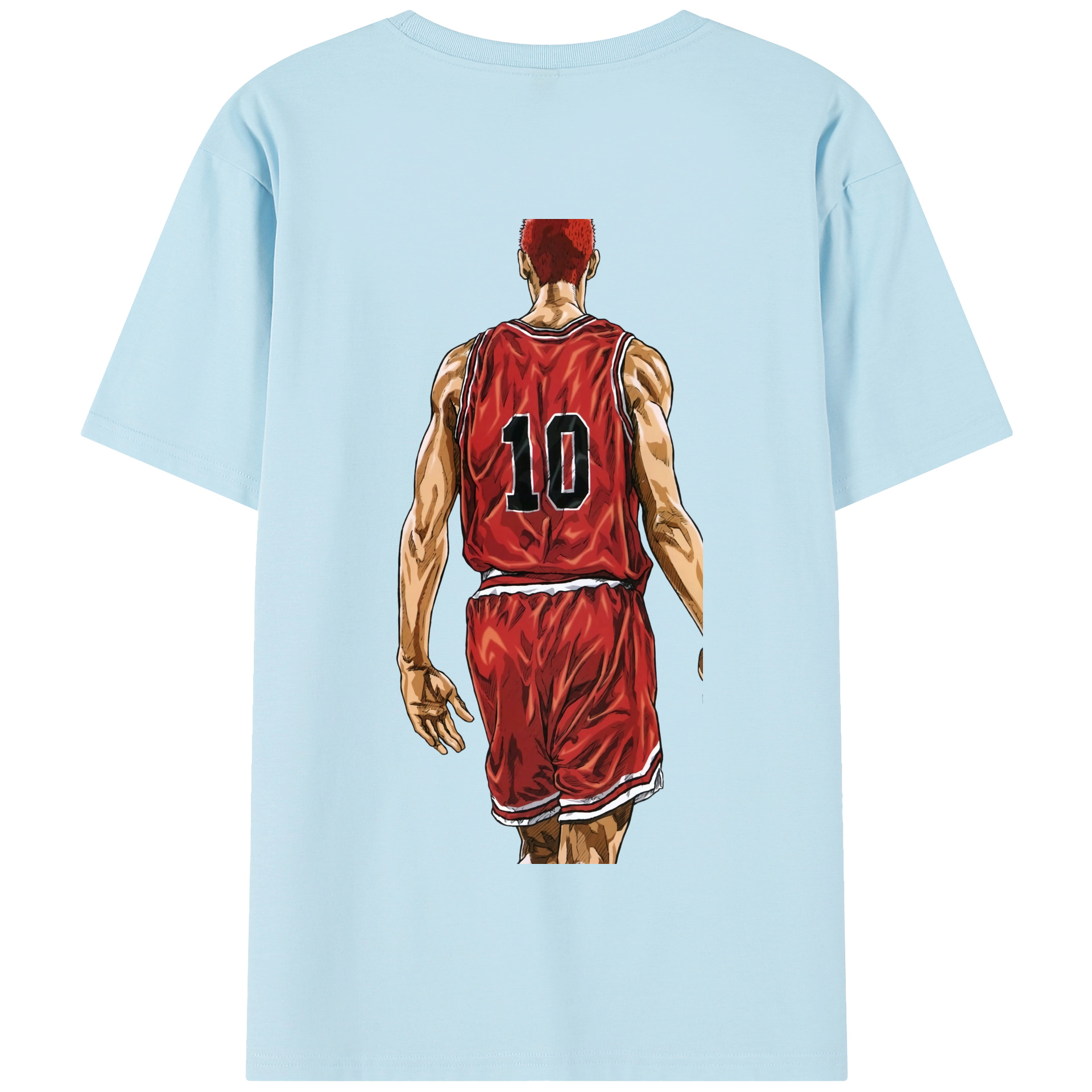 SLAM DUNK／スラムダンク 綿100％半袖Tシャツ（背面プリント）
